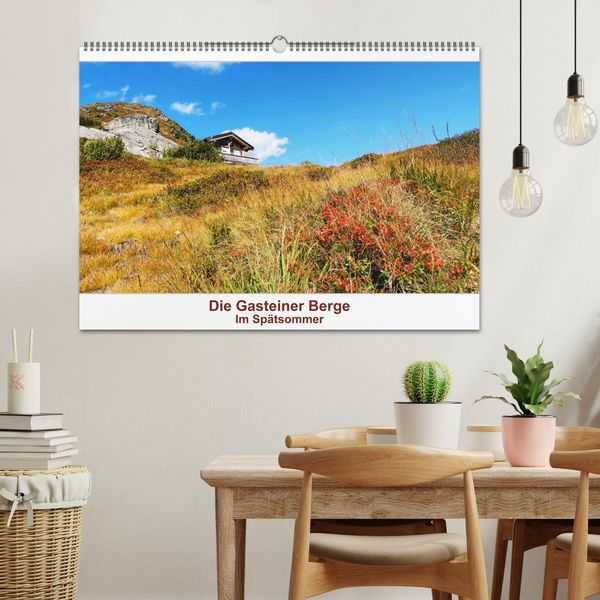 Produktbild: Die Gasteiner Berge Im Sp&auml;tsommer (Wandkalender 2026 DIN A2 quer), CALVENDO Monatskalender