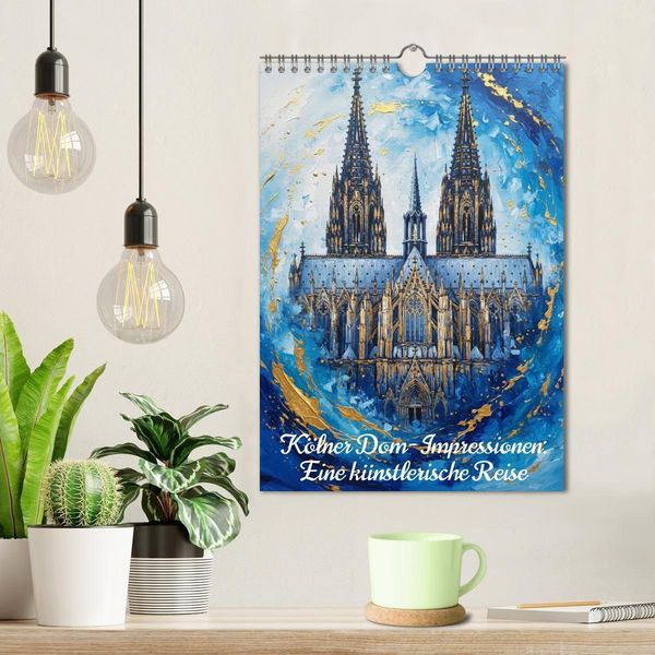 Produktbild: K&ouml;lner Dom-Impressionen: Eine k&uuml;nstlerische Reise (Wandkalender 2027 DIN A4 hoch), CALVENDO Monatskalender