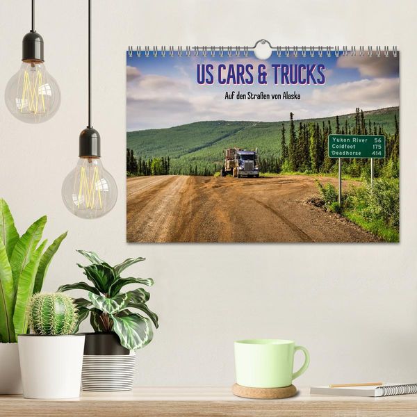Produktbild: US Cars & Trucks in Alaska (Wandkalender 2026 DIN A4 quer), CALVENDO Monatskalender