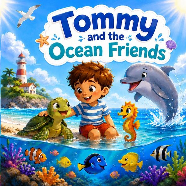 Produktbild: ocean animals story book for toddlers