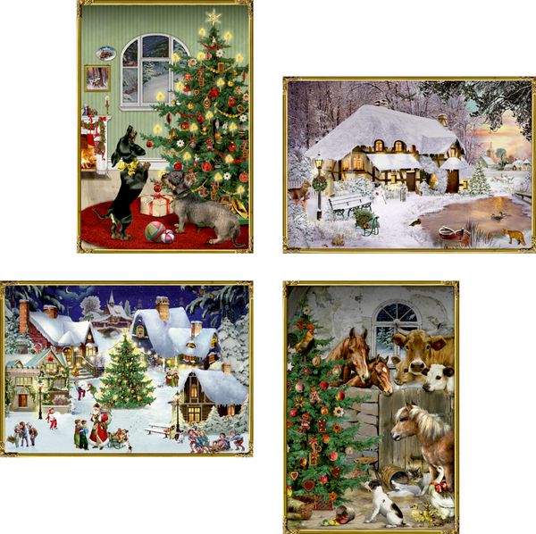 Produktbild: Mini-Adventskalender &ndash; Nostalgische Weihnachtswelt