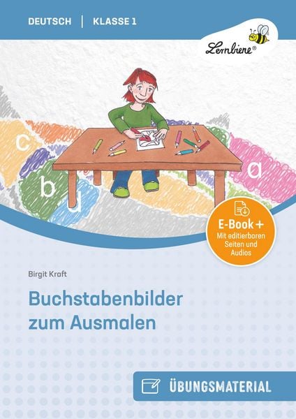 Produktbild: Buchstabenbilder zum Ausmalen
