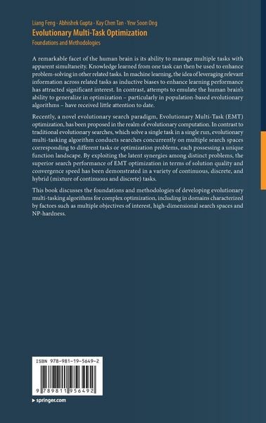 Produktbild: Evolutionary Multi-Task Optimization