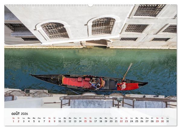 Produktbild: Venise - Un hommage imag&eacute; &agrave; la magie v&eacute;nitienne (Calendrier mural 2026 DIN A2 vertical), CALVENDO calendrier mensuel