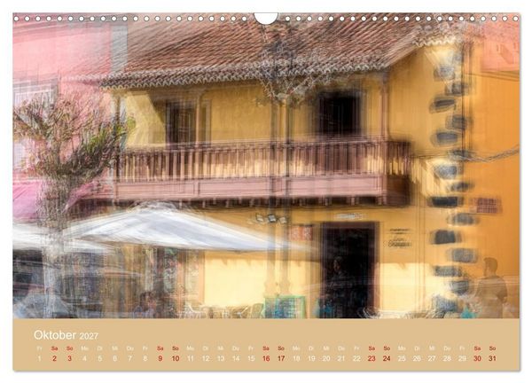 Produktbild: Architektur der Kanaren - Fotografie trifft Impressionismus (Wandkalender 2027 DIN A3 quer), CALVENDO Monatskalender