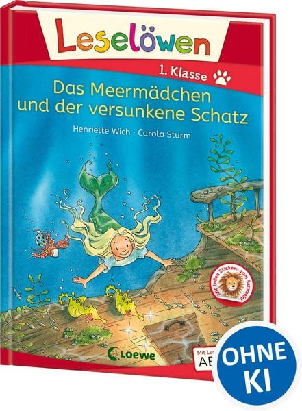 Produktbild: Lesel&ouml;wen 1. Klasse - Das Meerm&auml;dchen und der versunkene Schatz