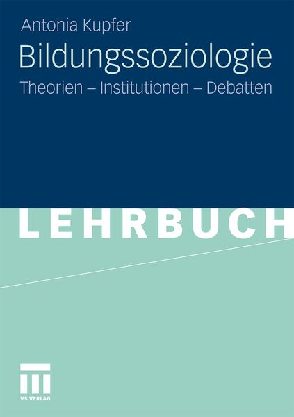 Produktbild: Bildungssoziologie