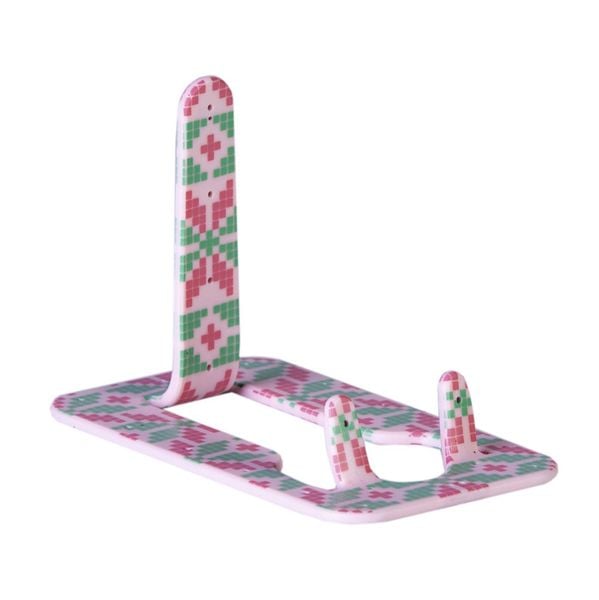 Produktbild: Flexistand (Icelandic Pink) - flexibler Handyaufsteller - f&uuml;r alle Handys und Mini-Tablets - superflach - stufenlos verstellbar - hochkant und quer - passt in jede Hosentasche