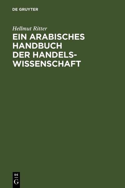 Produktbild: Ein arabisches Handbuch der Handelswissenschaft