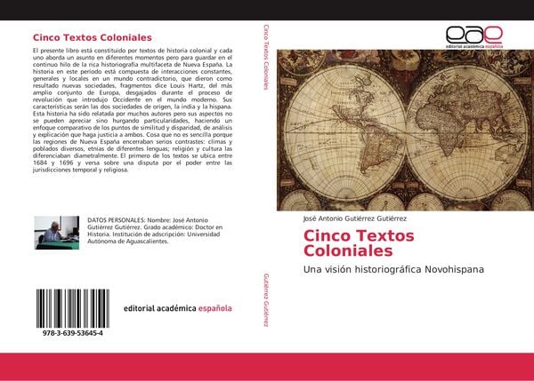 Produktbild: Cinco Textos Coloniales