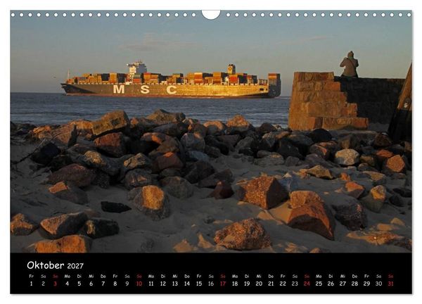 Produktbild: An der Nordseek&uuml;ste... (Wandkalender 2027 DIN A3 quer), CALVENDO Monatskalender