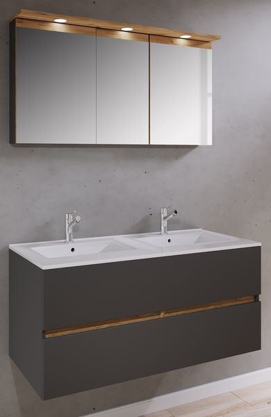 Produktbild: 3 tlg. Badm&ouml;bel-Set mit Waschbecken Cosila-I 111cm