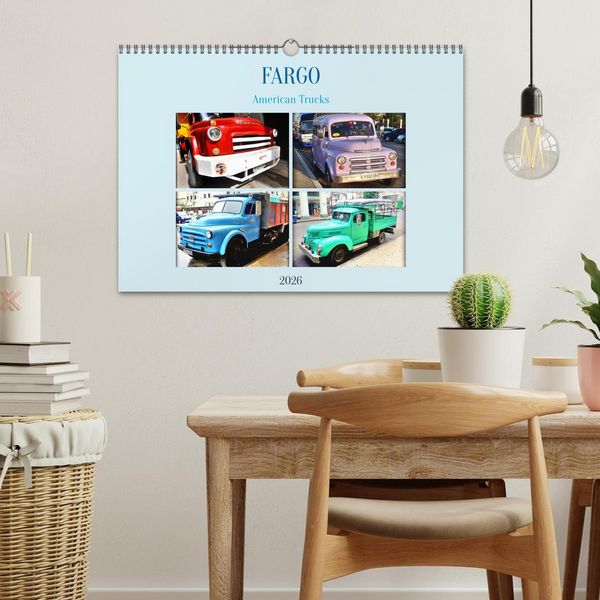 Produktbild: FARGO - American Trucks (Wandkalender 2026 DIN A3 quer), CALVENDO Monatskalender
