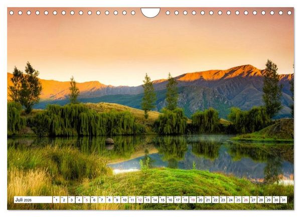 Produktbild: Neuseeland. Traumhafte Naturlandschaften (Wandkalender 2026 DIN A4 quer), CALVENDO Monatskalender