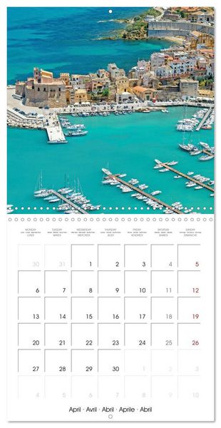 Produktbild: Beautiful Sicily (Wall Calendar 2026 12 &times; 12 Inch) CALVENDO 12 Month Wall Calendar