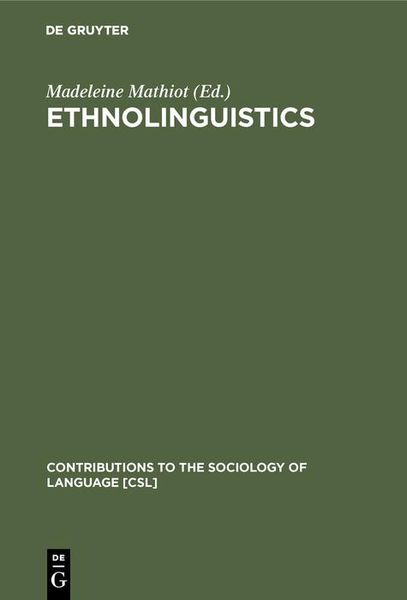 Produktbild: Ethnolinguistics