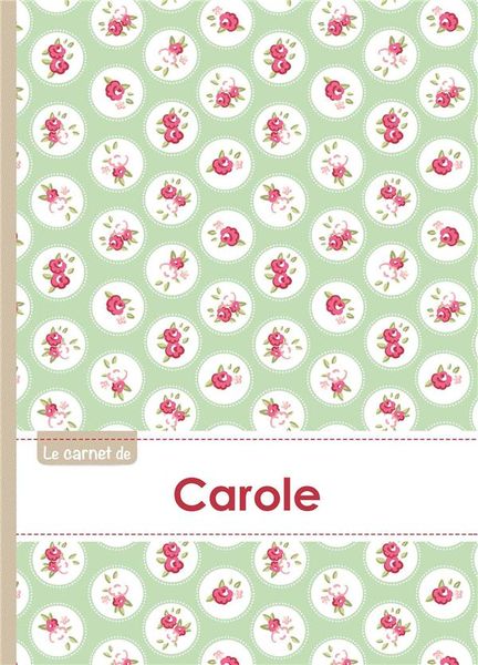 Produktbild: Le carnet de carole lignes, 96p,