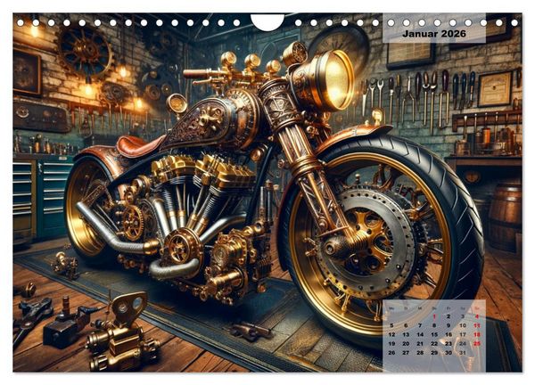 Produktbild: Custom Dreams - Showbike Wonders (Wandkalender 2026 DIN A4 quer), CALVENDO Monatskalender