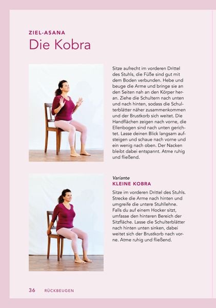 Yoga auf dem Stuhl für Senioren