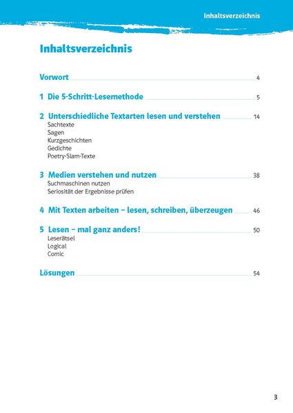 Produktbild: Klett 10-Minuten-Training Deutsch Texte lesen und verstehen 6. Klasse