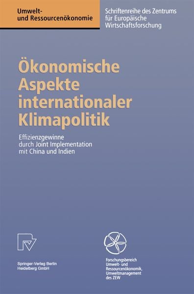 Produktbild: &Ouml;konomische Aspekte internationaler Klimapolitik