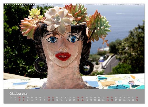 Produktbild: Traumlandschaft am Mittelmeer: Die Amalfik&uuml;ste (Wandkalender 2026 DIN A2 quer), CALVENDO Monatskalender