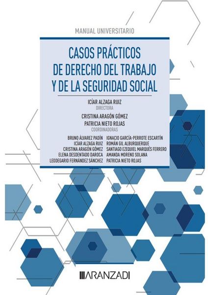Produktbild: Casos pr&aacute;cticos de derecho del trabajo y seguridad social