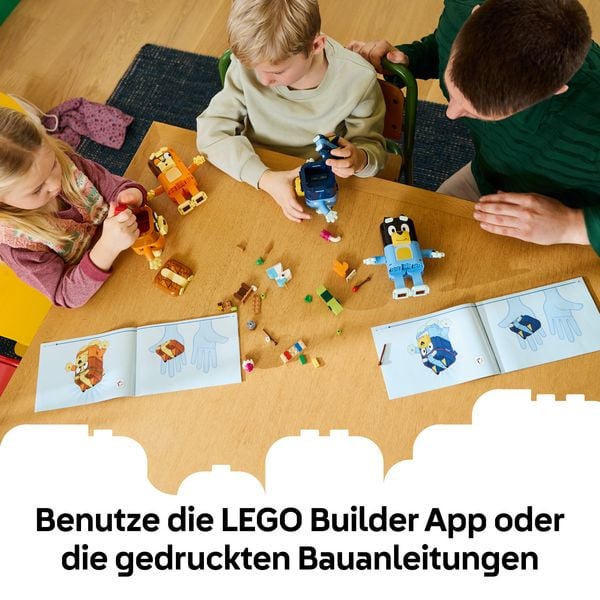 Produktbild: LEGO 11217 Blueys Familie aus LEGO Steinen, Spielzeug f&uuml;r Kleinkinder