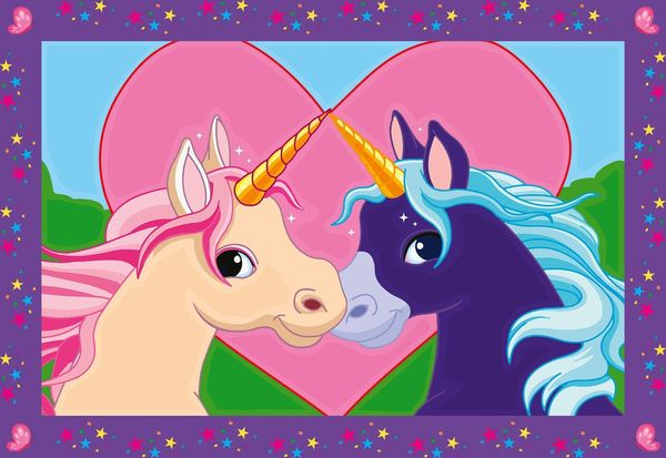 Produktbild: CreArt, Malen nach Zahlen Junior - Bunte Einhornwelt