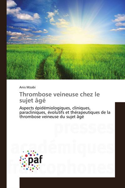 Produktbild: Thrombose veineuse chez le sujet &acirc;g&eacute;