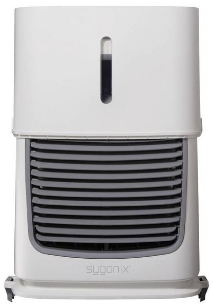 Produktbild: Sygonix Luftk&uuml;hler 80 W (L x B x H) 400 x 300 x 850 mm Wei&szlig; LED-Display, mit Fernbedienung, Oszillierend, Timer