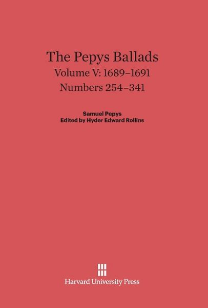 Produktbild: The Pepys Ballads, Volume V, (1689-1691)