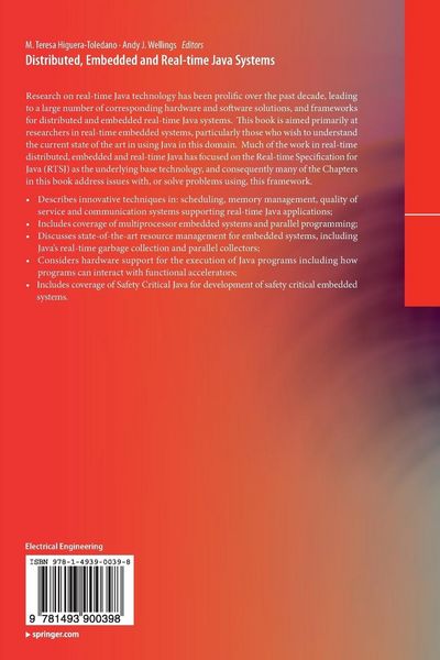 Produktbild: Distributed, Embedded and Real-time Java Systems