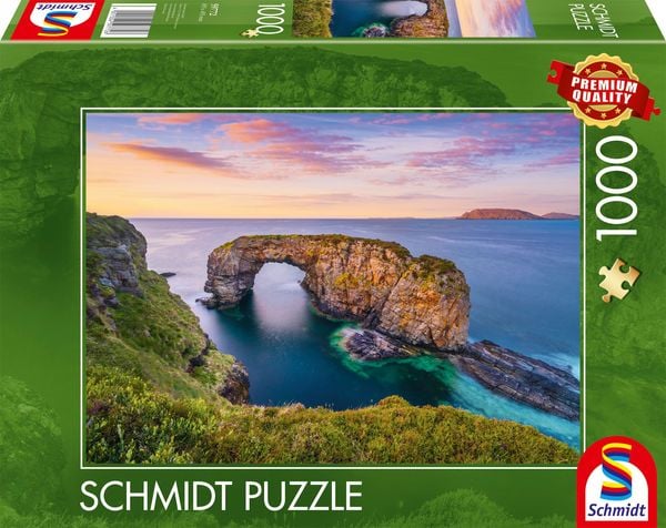 Schmidt Spiele - Ireland, Co.Donegal, Fanad, Great Pollet Sea Arch, 1.000 Teile