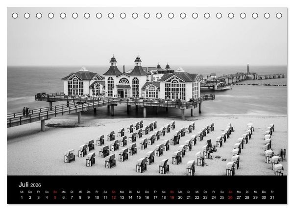 Produktbild: Ostseeinsel R&uuml;gen Impressionen (Tischkalender 2026 DIN A5 quer), CALVENDO Monatskalender