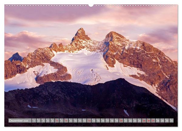 Produktbild: Die Zillertaler Alpen (Wandkalender 2026 DIN A2 quer), CALVENDO Monatskalender