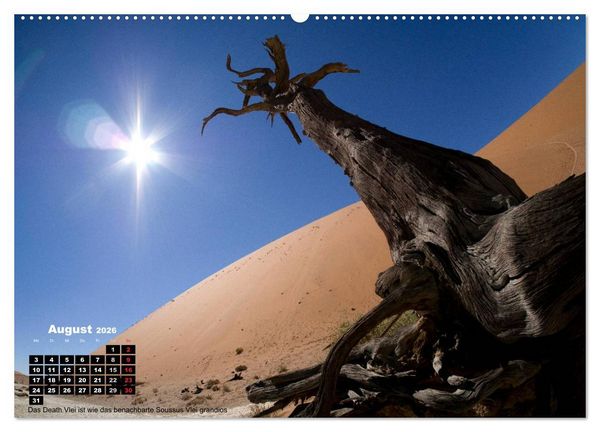 Produktbild: Namibia mal anders (Wandkalender 2026 DIN A2 quer), CALVENDO Monatskalender