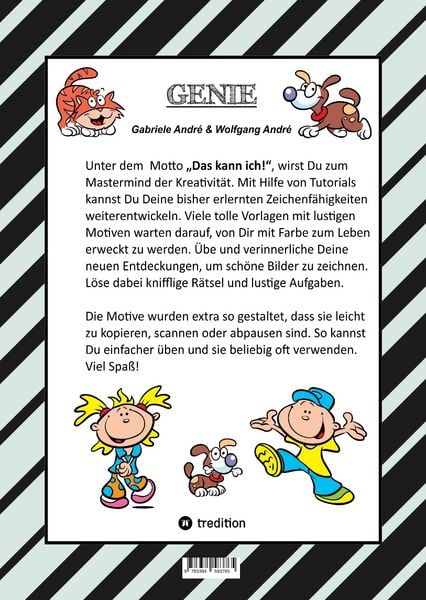 Produktbild: Craftbook - Super Tutorials - Wunderbare Ausmalmotive - Knifflige R&auml;tsel und Aufgaben - Vorlagen - Witzige Bilder - Zeichenf&uuml;hrung - Genie