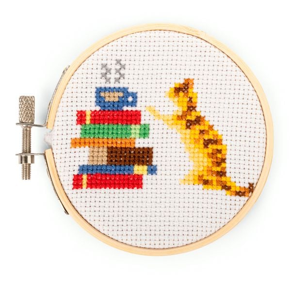 Produktbild: Cat Mini Cross Stitch Embroidery