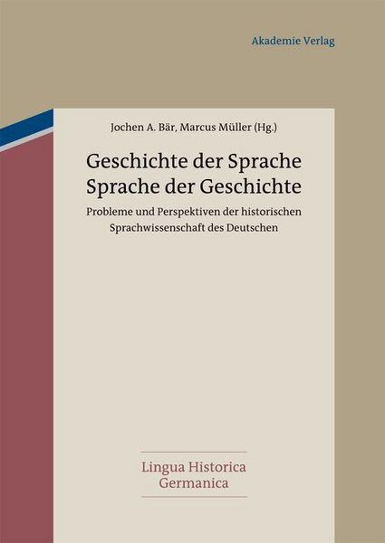 Produktbild: Geschichte der Sprache - Sprache der Geschichte