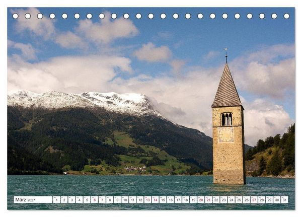 Produktbild: Zauberhaftes S&uuml;dtirol (Tischkalender 2027 DIN A5 quer), CALVENDO Monatskalender
