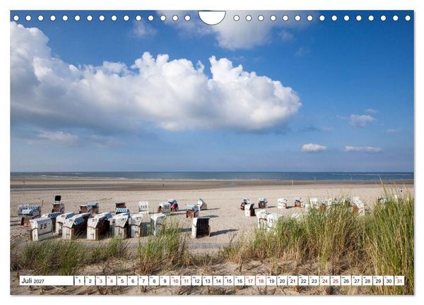 Produktbild: Spiekeroog - Momente einer Reise (Wandkalender 2027 DIN A4 quer), CALVENDO Monatskalender
