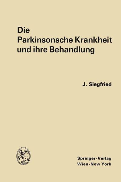 Produktbild: Die Parkinsonsche Krankheit und ihre Behandlung