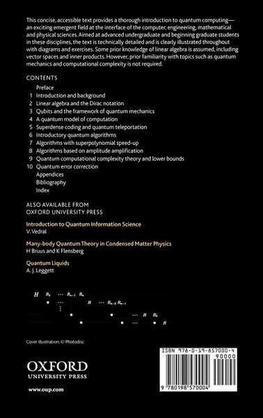 Produktbild: An Introduction to Quantum Computing