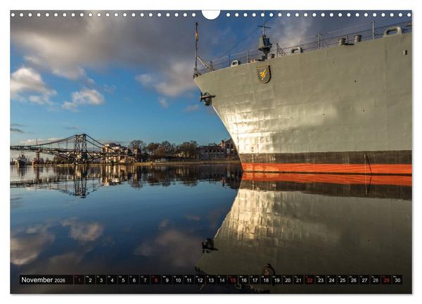 Produktbild: Wilhelmshaven maritim (Wandkalender 2026 DIN A3 quer), CALVENDO Monatskalender