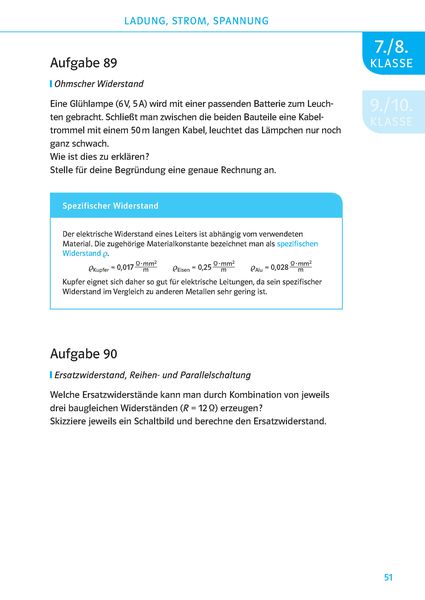 Produktbild: Klett 200 Physik&uuml;bungen wie in der Schule Klasse 7 - 10