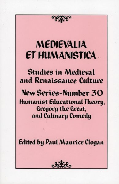 Produktbild: Medievalia et Humanistica No. 30