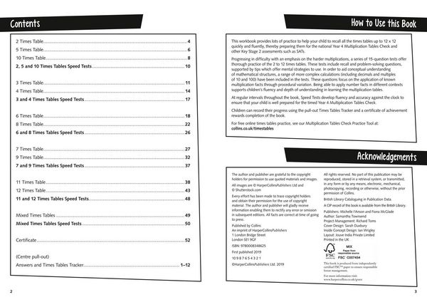 Produktbild: KS2 Times Tables Practice Workbook