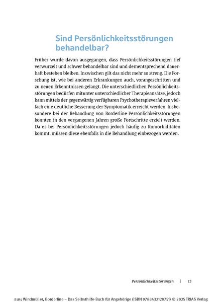 Produktbild: Borderline - Das Selbsthilfe-Buch f&uuml;r Angeh&ouml;rige