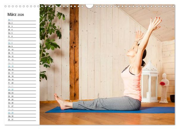 Produktbild: Yoga - ganz einfach zuhause (Wandkalender 2026 DIN A3 quer), CALVENDO Monatskalender